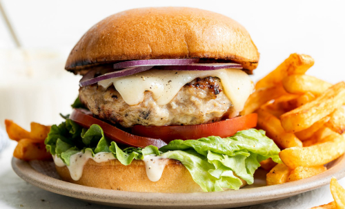 GRILLED CHICKEN BURGER